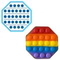 Pop It Восьмигранник вырубка с трафаретом 10*10 см (TR-2) (фото 1 из 2)