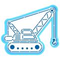 Кран вырубка с трафаретом 8*9,4 см (TR-2)