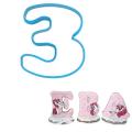 Вырубка для пряников Буква З высотой 8 см (3D)