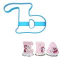 Вырубка для пряников Буква Ъ высотой 8 см (3D)