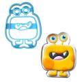 Вырубка для пряников Монстрик 2 7*5,4 см (3D)