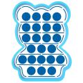 Pop It Медведь вырубка с трафаретом 10,5*8 см (TR-2) фото