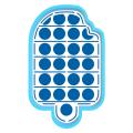 Pop It Эскимо вырубка с трафаретом 10,5*6,5 см (TR-2) фото