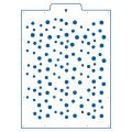 Снег 2 трафарет для торта 25*20 см (TR-4) фото