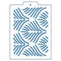 Орнамент Пшеница трафарет для торта 17*24 см (TR-4)