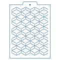 Ромбы трафарет для торта 24*18 см (TR-4)