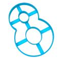 Цифра 8 сквозное отверстие вырубка для пряников 9*6 см (3D)