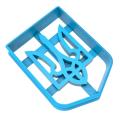 Вырубка для пряников Тризуб 5 см (3D)