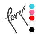 Love топпер для торта 14*6,7 см (3D)