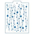 Звездопад трафарет для торта 23*18 см (TR-4)