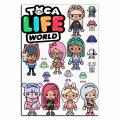 Toca Life World вафельная картинка