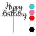 Happy Birthday топпер для торта 9,5*14 см (3D) фото