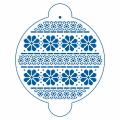 Вышиванка трафарет для торта 20 см (TR-4)