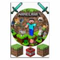 Minecraft 10 вафельная картинка фото