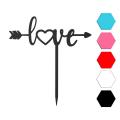 Love топпер для торта 4,7*13 см (3D)