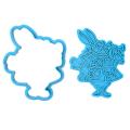 Вырубка с оттиском для пряников Алиса в стране чудес Кролик 10.2*8.2 см (3D)