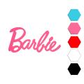Barbie топпер для торта 3.8*8 см (3D)