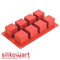 Silikomart SF104/C Форма силиконовая КУБ 50*50 H50 мм (8*125 мл)