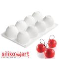 Silikomart TRUFFLES 120 Форма силиконовая D62 H52 мм (8*120 мл) (фото 1 из 5)