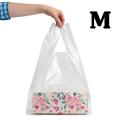 Пакет майка M прозрачный (35+8*2)*55 см