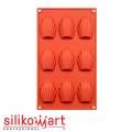 Silikomart SF032 Форма силиконовая Madeleines (мадлен) 68*45 H17 мм (9*30 мл)