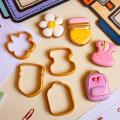 Школа 2 набор мини-вырубок для пряников 4,5-5,5 см (3D)
