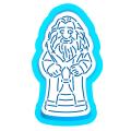 Хагрид new вырубка с трафаретом 10*5.3 см (TR-2)