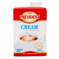 Сливки молочные President 10% ультрапастеризованные 475 г