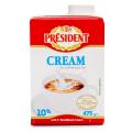 Сливки молочные President 10% ультрапастеризованные 475 г фото