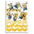 Миньйоны Minions вафельная картинка