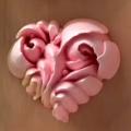 50-75 Насадка Серце Авторська кондитерська гігант 5 см (3D)