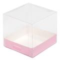 Упаковка Акваріум 100*100*90 Рожева Kor