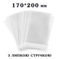 Пакет с липкой лентой 170*200 мм для упаковки Пряников 25 мкм (100 шт)