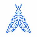 Свадебное платье трафарет для пряника 8*7 см (TR-2) фото