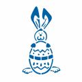 Пасхальное яйцо 3 трафарет для пряника 10*5,5 см (TR-2) фото