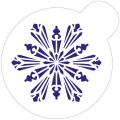 Трафарет Снежинка 14 6см фото
