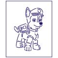 Трафарет Щенячий патруль Гонщик 11*7,5 см (TR-2)