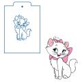 Кошечка Мэри трафарет для пряника 10**7.5 см (TR-2)