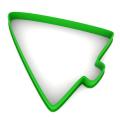 Вырубка для пряников Елка-1 10*8,4 см (3D)