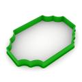 Вырубка для пряников Рамка -2 10*6,9 см (3D)