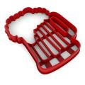 Вырубка для пряников Кружка пива 11*8,5 см (3D)