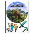 Minecraft 4 вафельная картинка