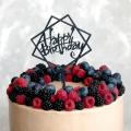 Happy Birthday топпер для торта 16*10 см (3D)