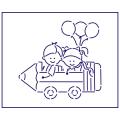 Трафарет Школа-1 9,5*10 см (TR-2)