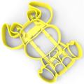 Бычок-3 вырубка для пряников 10*8 см (3D)
