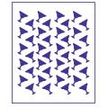 Трафарет Фон Бокалы 12,5*10 см (TR-2)