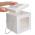 Коробка Box з ручками Біла 210*210*210 мм ВП