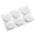 Silikomart NEVE 110 Форма силиконовая Снег D70 H30 мм (6*110 мл)