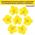 СЛАДО кондитерський декор Орхідея 4 см 7 шт.